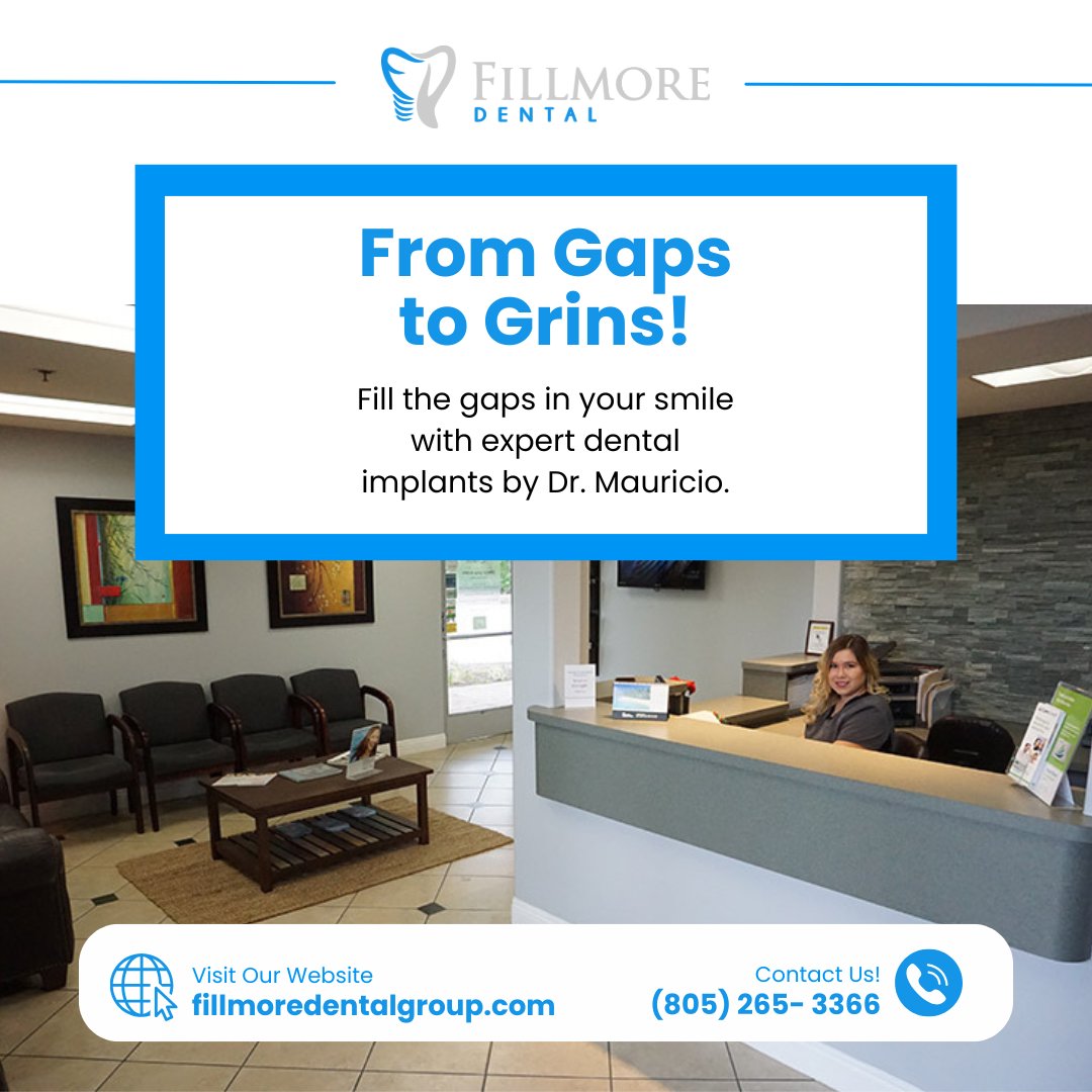 fillmoredental's tweet image. Restore your smile with dental implants that feel and function like natural teeth. Schedule your consultation today!

Learn more: fillmoredentalgroup.com

#SmileCare #FillmoreDental #ImplantExperts #ConfidentSmile #OralHealth