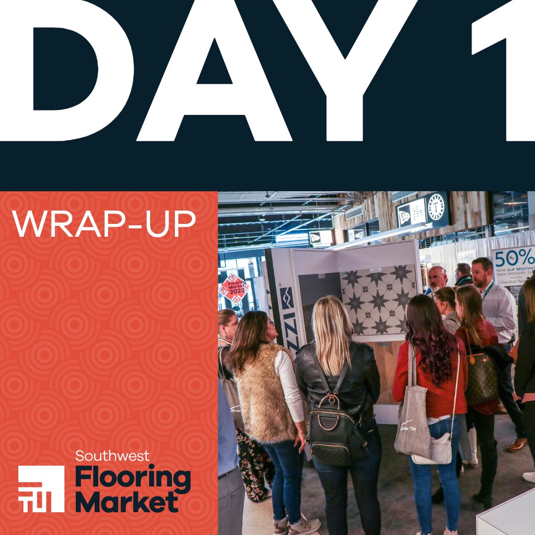 👏 Day 1 Wrap-Up:

What a day! From innovative products to meaningful connections, Day 1 at #SWFM25 set the bar high. Thank you to everyone who joined us—we’ll see you tomorrow for more excitement!

#FlooringMarkets #FlooringInnovation