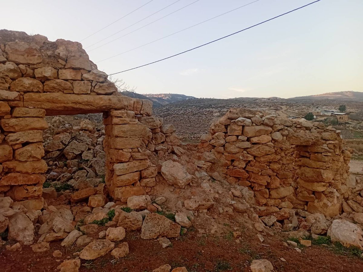 On January 8th, Khirbet al-Tawil, a community east of Aqraba village, was largely destroyed by the Israeli Occupation Forces resulting in the displacement of 38 families. The Israeli army demolished 20 housing units.
 #freepalastine #palestine