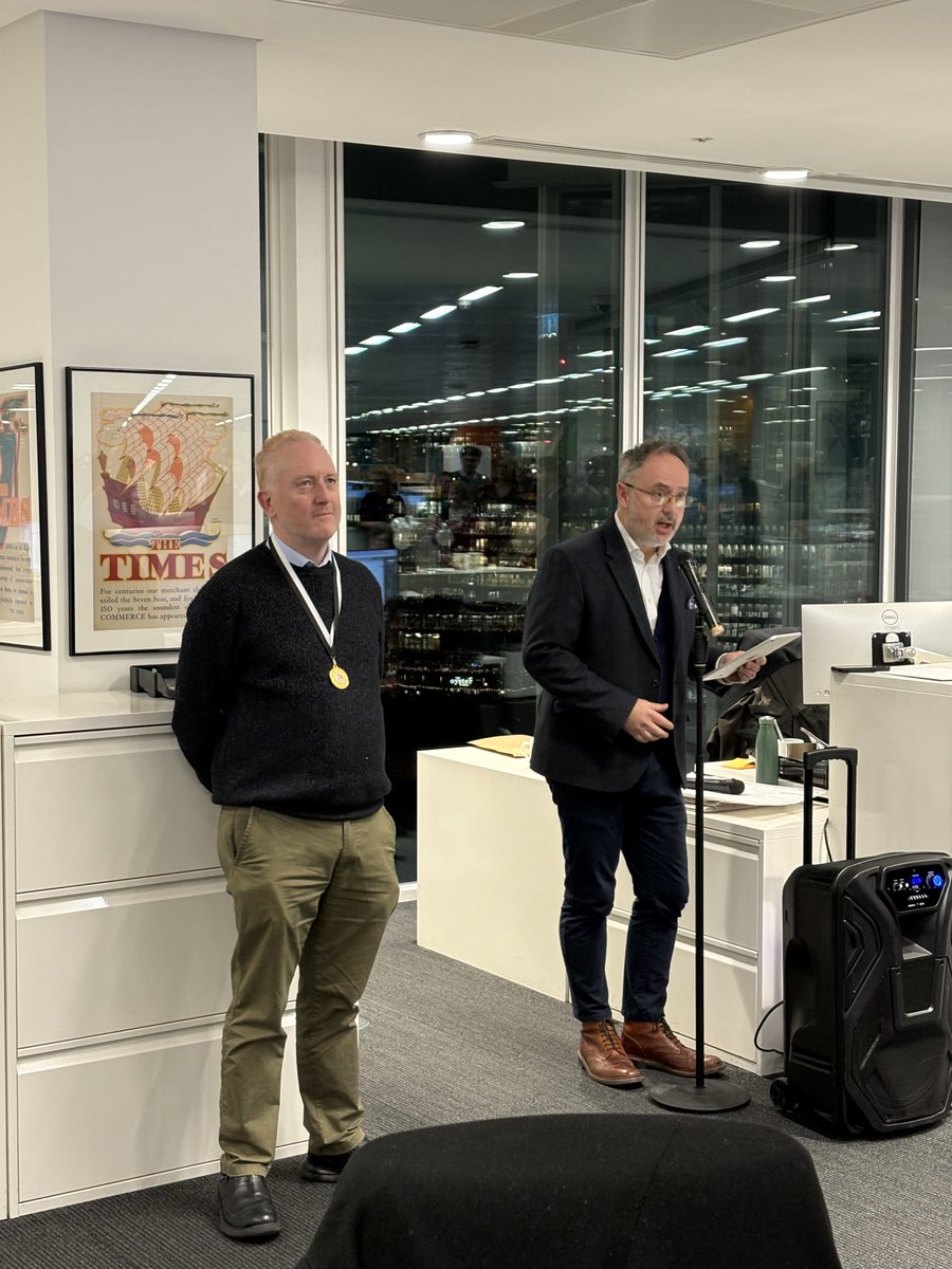 The ⁦<a href="/thetimes/">The Times and The Sunday Times</a>⁩ legend and doyen of Fleet Street investigative journalists ⁦<a href="/DominicKennedyx/">Dominic Kennedy</a>⁩ is saluted by ⁦<a href="/jgriffintimes/">Jeremy Griffin</a>⁩ as he departs after 31 years of scoops