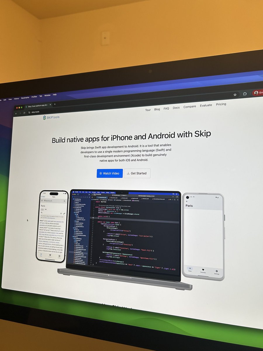 azamsharp's tweet image. SwiftUI to make Android apps!
I am interested.