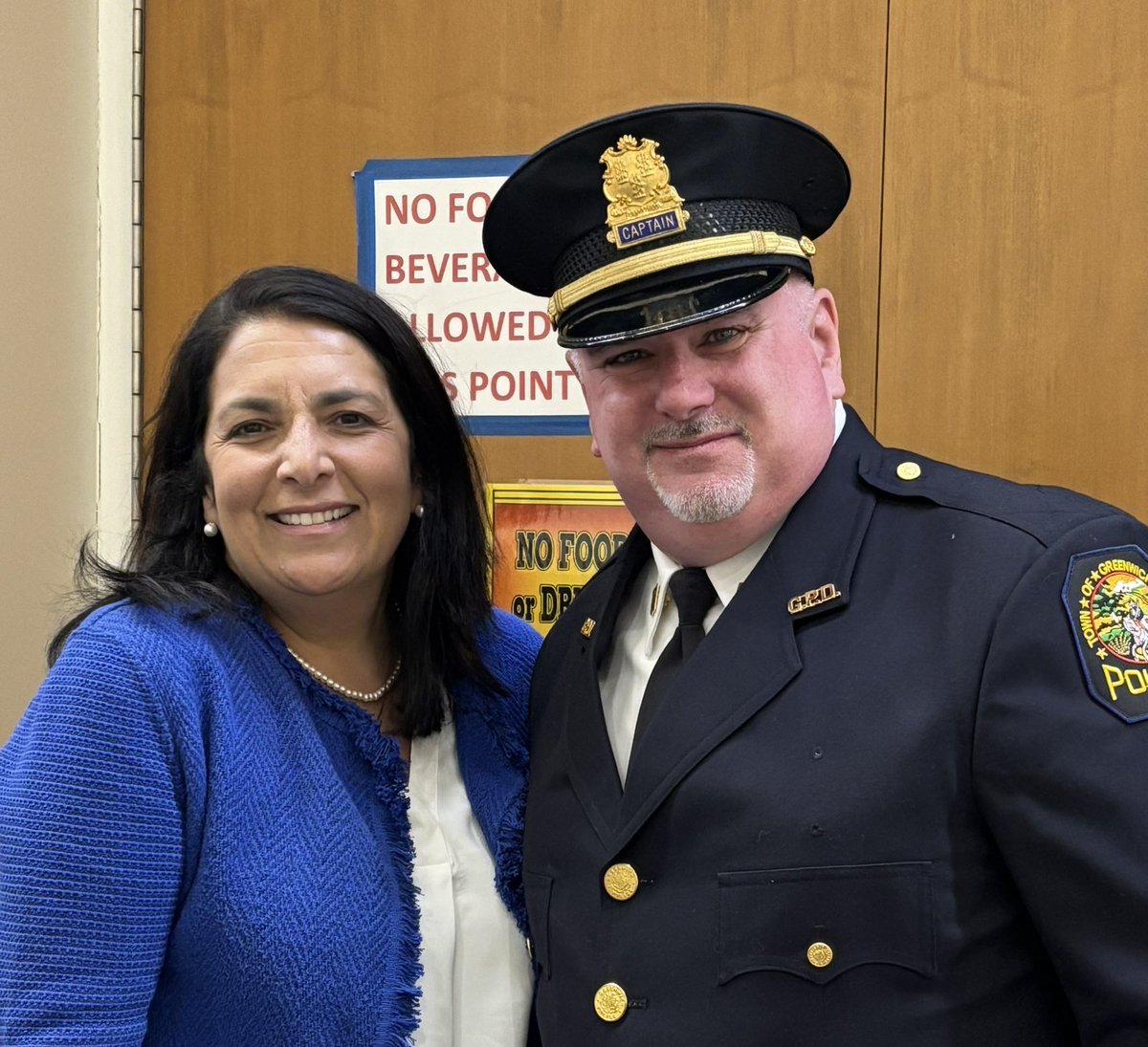 On National Law Enforcement Day, it was a pleasure to attend the promotional ceremony of the Greenwich Police Department and see these fine officers advance and be recognized. Thank you to the Greenwich and Stamford PDs and law enforcement across our state for all you do.