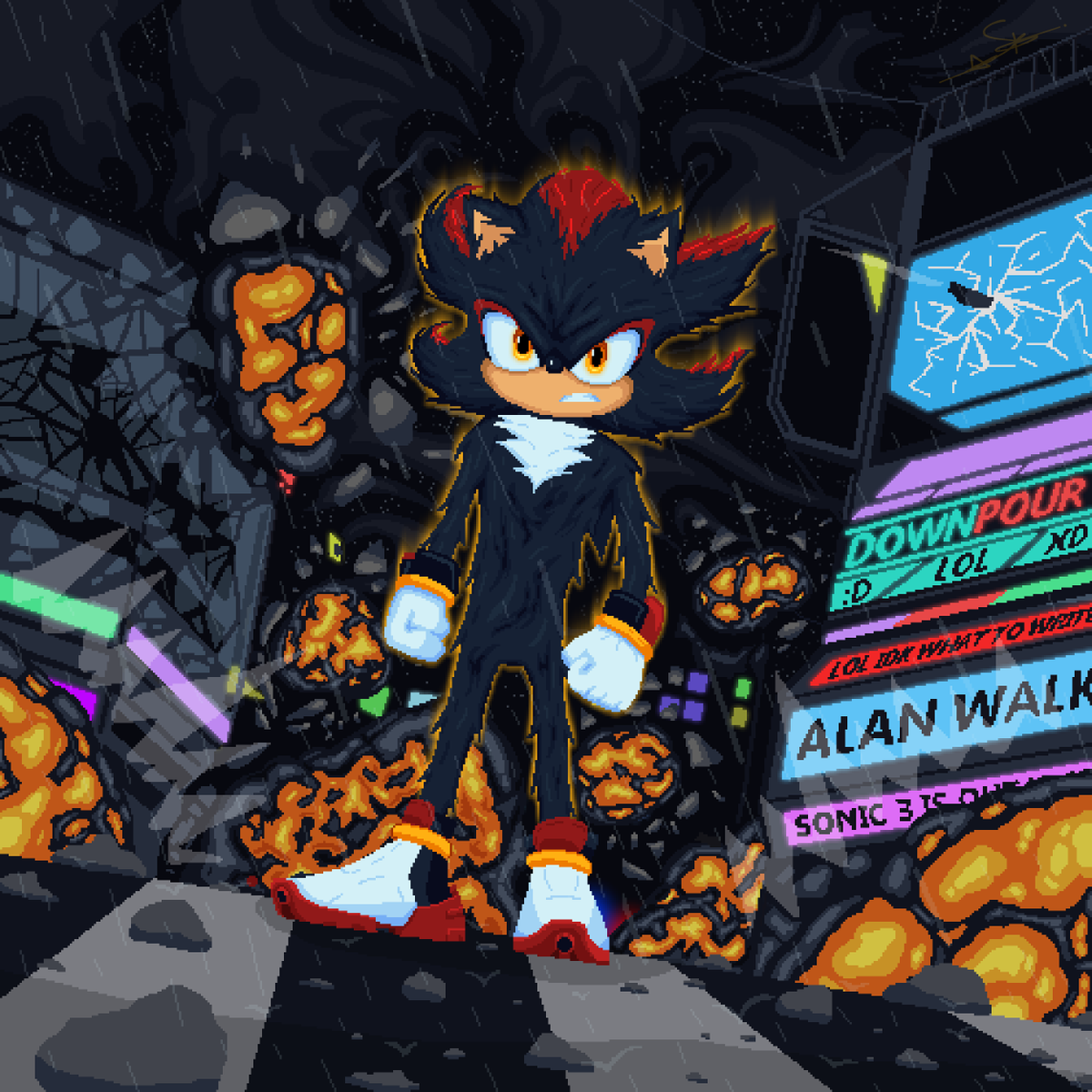 SkyToReality's tweet image. This ends now..
#SonicMovie3 #pixelart