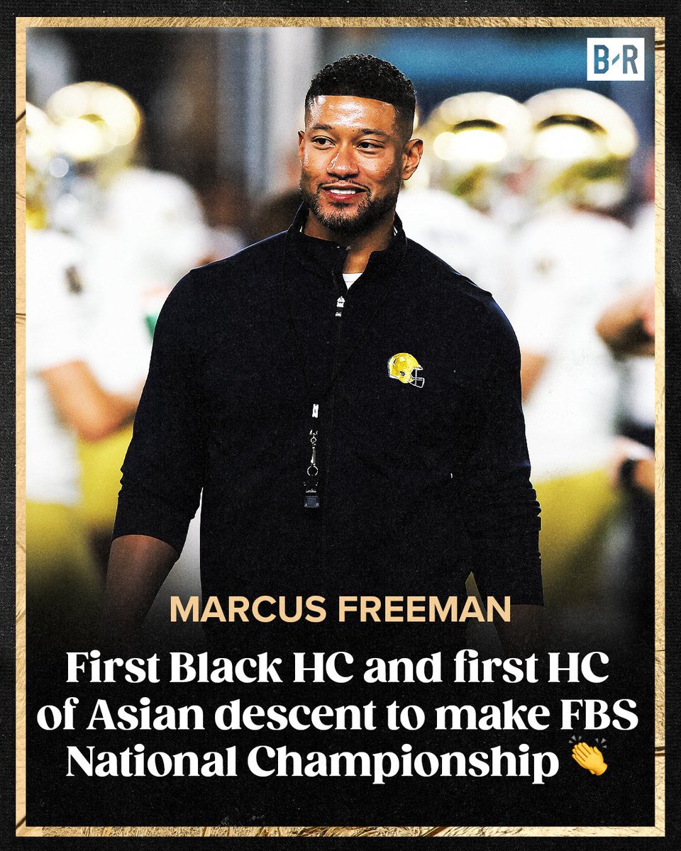 Marcus Freeman making history 💯