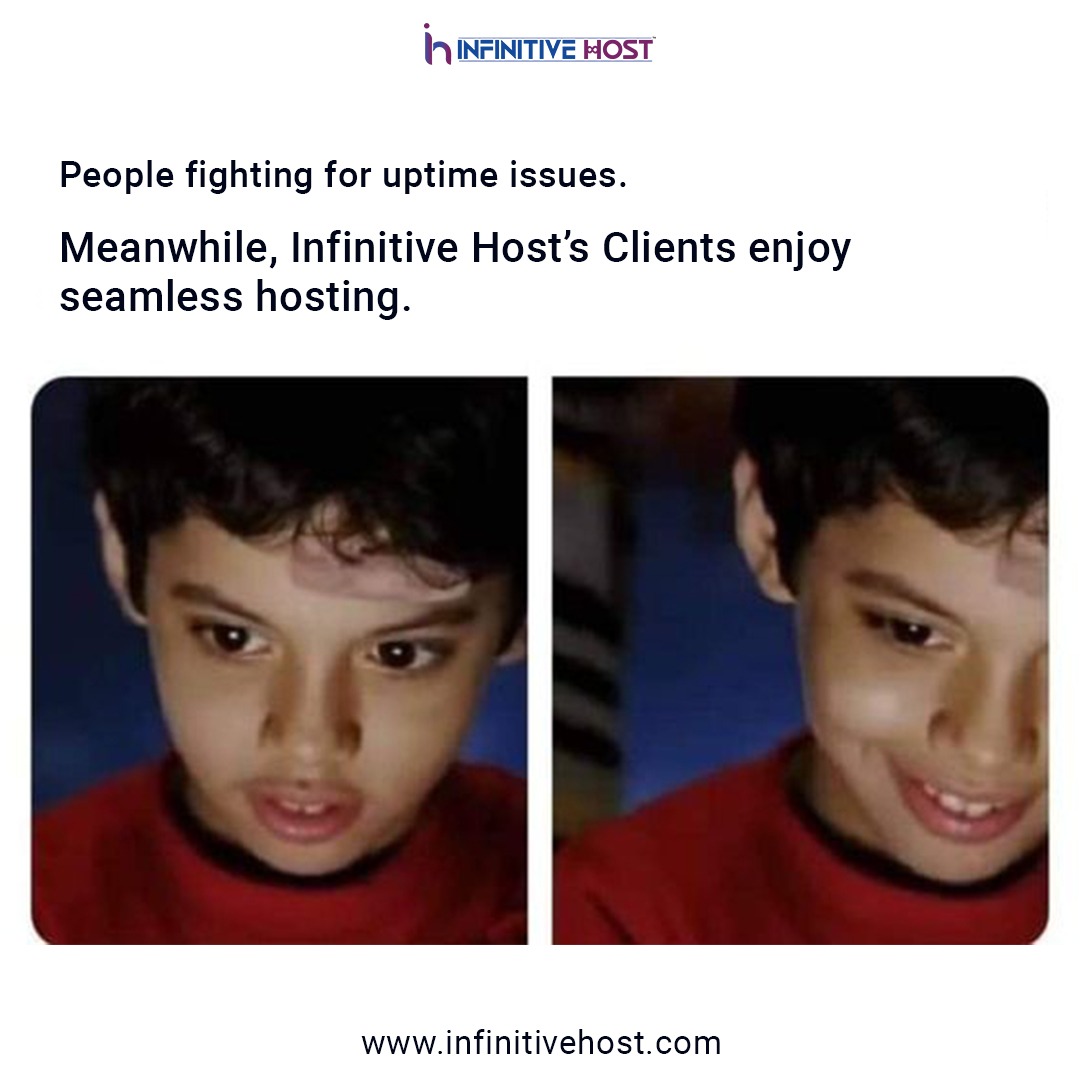 Infinitive_Host's tweet image. While others battle uptime issues, Infinitive Host clients stay stress-free with seamless hosting. 💻✨

#website #websiteloading #memes #FunFriday #memeoftheday #webhostingmeme #hostingmemes #servermemes #clientenjoying #SeamlessHosting #memesdaily