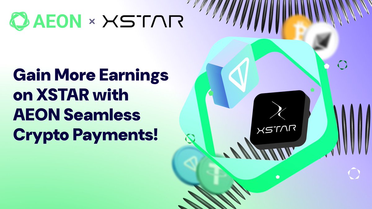 AEON_Community's tweet photo. 🤩Excited to partner with @xstar_id, the omnichain identity protocol for Proof of Humanity! 

XSTAR’s ecosystem is now enhanced by #AEON’s seamless #crypto payments.🔥

😎Now you can effortlessly experience XSTAR’s Proof of Humanity tools across multiple chains!

More details: https://t.co/u2hkpTkpu8