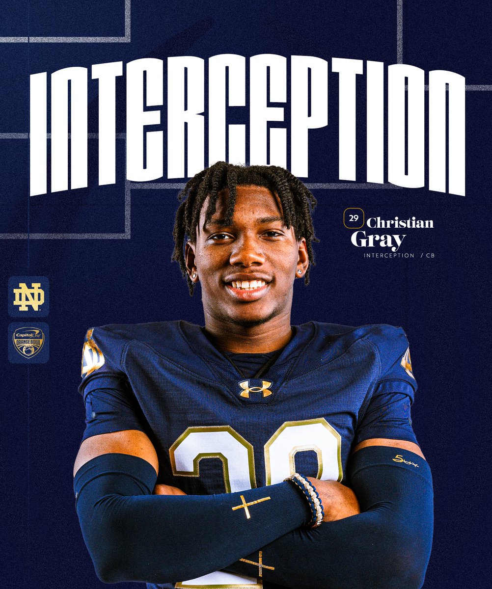 CHRISTIAN. GRAY.

HE DOES IT AGAIN.

#GoIrish