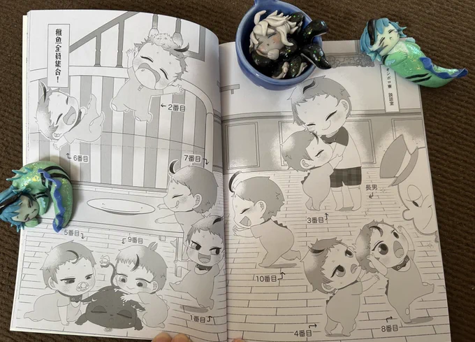 印刷出来ました一足お先に手元に本物が来るのは嬉しいですね///予約も嬉しい事にかなり多くて感謝です再販予定はないので今回通販無くなったら終わりです!気になってる方いらっしゃったら是非よろしくお願い致します〜! 