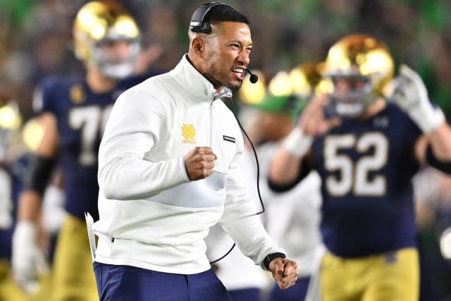National Coalition of Minority Football Coaches (@ncmfc1) on Twitter photo We have had college football national championships since 1869.
The Coalition is so excited that our member and #CoalitionAcademy alum <a href="/Marcus_Freeman1/">Marcus Freeman</a> makes history as the first Black and Asian head coach in a national championship game in 156-years of college football! We have had college football national championships since 1869.
The Coalition is so excited that our member and #CoalitionAcademy alum <a href="/Marcus_Freeman1/">Marcus Freeman</a> makes history as the first Black and Asian head coach in a national championship game in 156-years of college football!