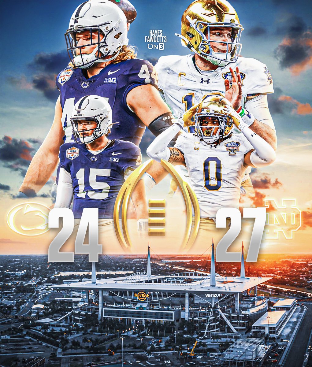 NOTRE DAME WINS THE ORANGE BOWL IN AN INSTANT CLASSIC

THE FIGHTING IRISH ADVANCE TO THE NATIONAL CHAMPIONSHIP GAME ☘️