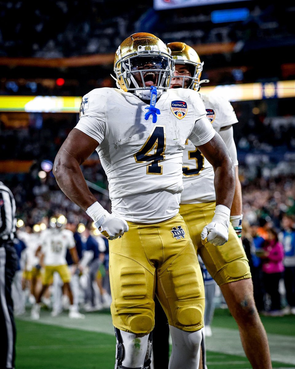 WSISports's tweet image. ☘️ National Championship Bound

Congratulations to the Fighting Irish—Notre Dame is #NattyBound for the first time since 2013! 🙌 

Supporting American Made Since 1990 🇺🇸 

#GoIrish #JadenGreathouse