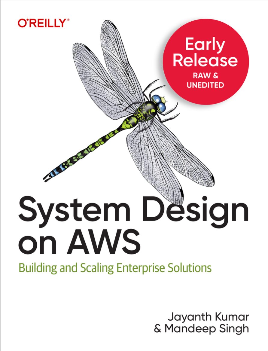 Mandeep Singh (@msdeep14) on Twitter photo You want to understand how to build simple, scalable systems on <a href="/awscloud/">Amazon Web Services</a> ?
All the chapters of "System Design on AWS" are now available on <a href="/OReillyMedia/">O'Reilly Media</a> platform - oreillymedia.pxf.io/c/5915786/2322…
Stay Tuned for offline availability.
#aws #awscloud #systemdesign #softwareengineering You want to understand how to build simple, scalable systems on <a href="/awscloud/">Amazon Web Services</a> ?
All the chapters of "System Design on AWS" are now available on <a href="/OReillyMedia/">O'Reilly Media</a> platform - oreillymedia.pxf.io/c/5915786/2322…
Stay Tuned for offline availability.
#aws #awscloud #systemdesign #softwareengineering