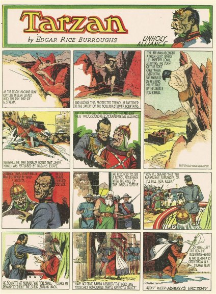 ERBzine Weekly Webzine: Jan 10-16, 2025: erbzine.com/mag/ez250110.h…  Artist Studley Burroughs ~ Tarzan Sunday Strips ~ Jones: Tarzan Pal-ul-don ~ ERB Band Murder Mystery ~ COMICS: Hogarth, Foster, Dell 61~ EVENTS ~ UPDATES