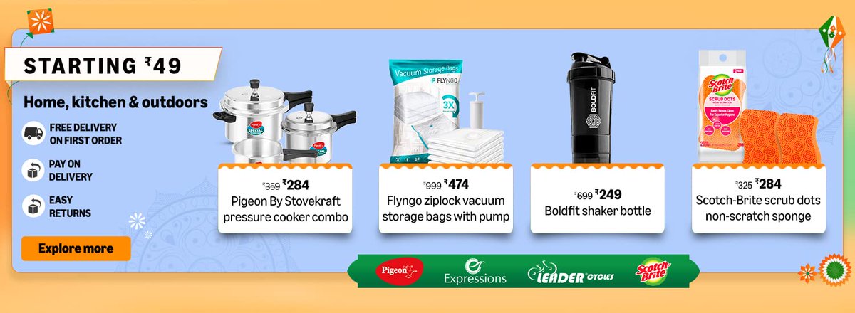 dealsdecks's tweet image. Sneak peek of Home &amp;amp; Kitchen deals
#Favoritestores
#Pocketfriendly
#Topcategories
#Newlaunches
#Discovernewoffers
#Discovermostlovedbrands
Link for you: amzn.to/3Cfz1fU