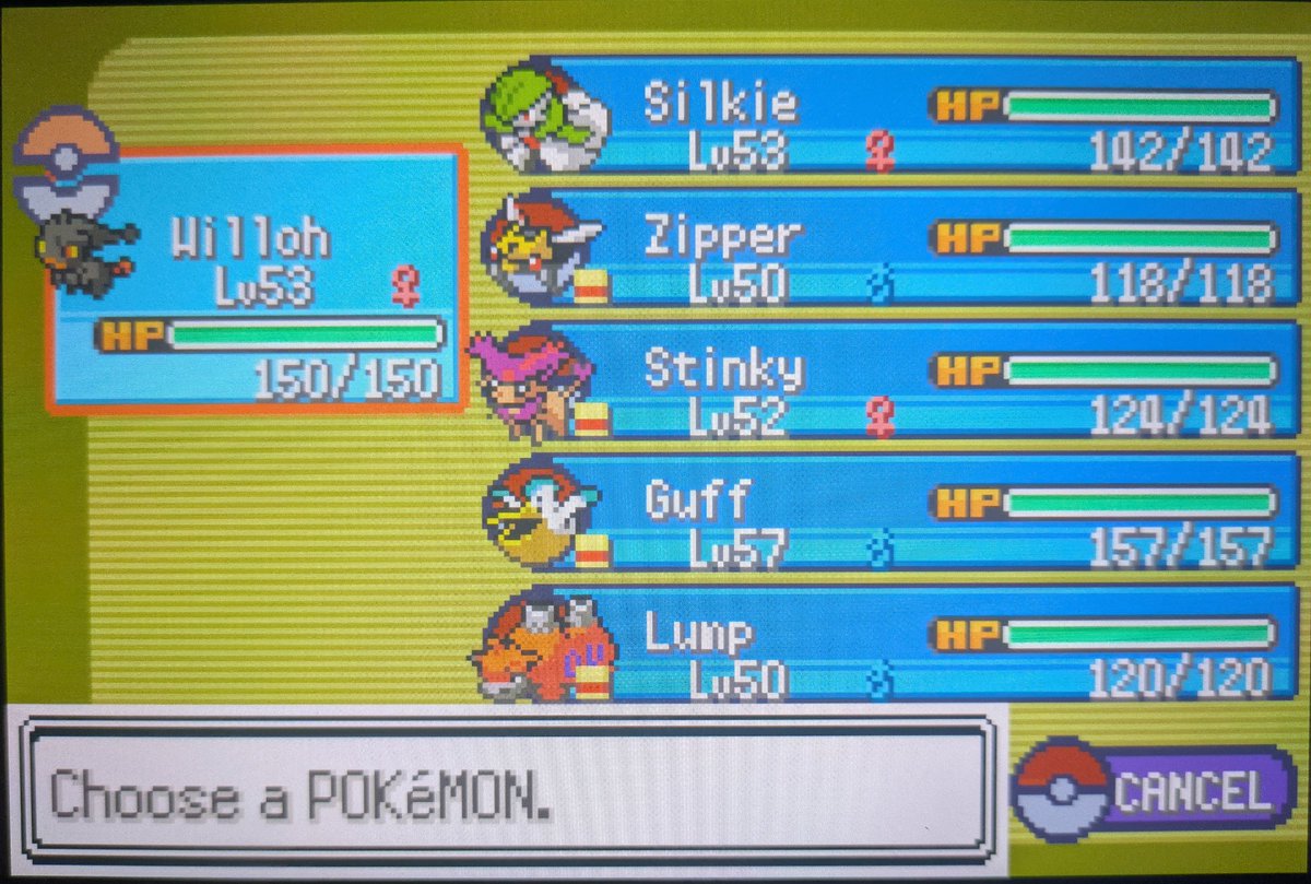 Final Emerald team. Going to collect some ribbons before moving onto LeafGreen.