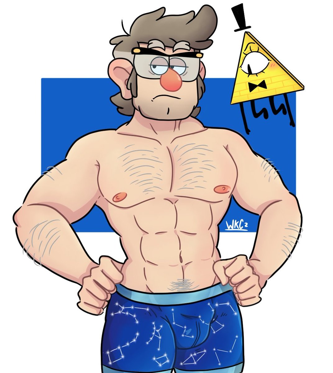 Oh, I hadn't seen you well Sixer... ~👁💞

#GravityFalls #billford #StanfordPines #BillCipher