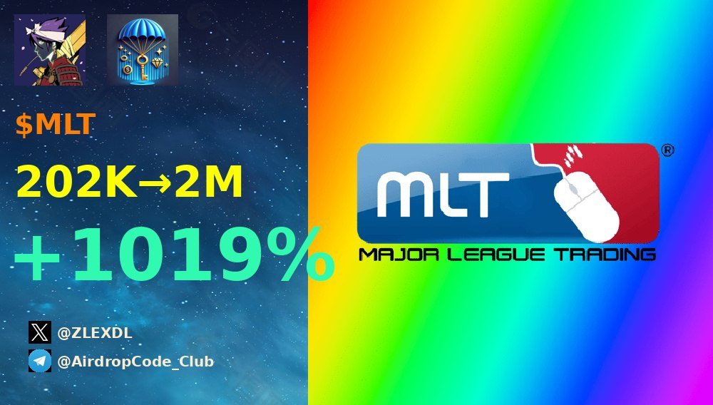 zlexdl's tweet image. 以上就是目前的内容！

以下是我的电报群昨晚的战绩!
💹 #AIWS  从 2M 到 43M  涨幅: 25.3x
💹 #axbxc 从 212K 到 2M  涨幅: 11.1x
💹 #MLT 从 202K 到 2M  涨幅: 10.2x
💹 #STEALTH  从 1M 到 24M  涨幅: 23.5x

强烈推荐订阅我的Telegram频道 - t.me/AirdropCode_Cl…
