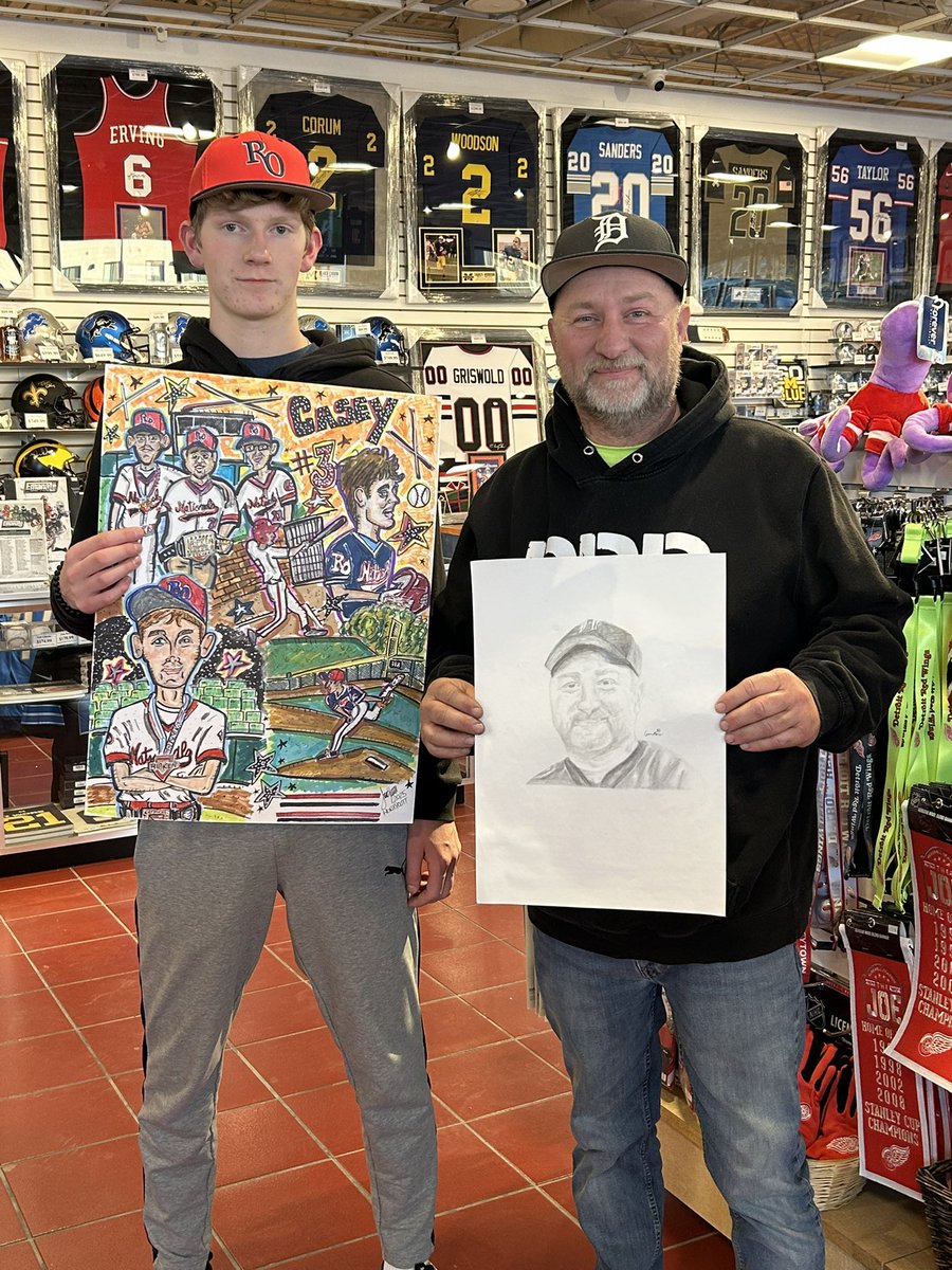 Mike Morris (@morristwre2) on Twitter photo <a href="/jamesxxcc/">James Honeycutt</a> James and my son Casey sharing the art they did for each other. What a class act James is sharing his love of art and inspiring others. <a href="/jamesxxcc/">James Honeycutt</a> James and my son Casey sharing the art they did for each other. What a class act James is sharing his love of art and inspiring others.
