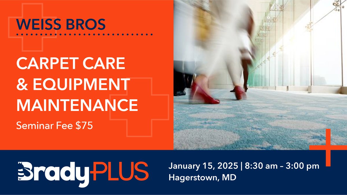 Refresh your skills, expand your knowledge &amp; rejuvenate your carpeting with expert tips and hands-on training at this exclusive single-day seminar designed for professional cleaners &amp; facility teams. 

➡️ Sign up before it's too late! hubs.ly/Q031-jqZ0