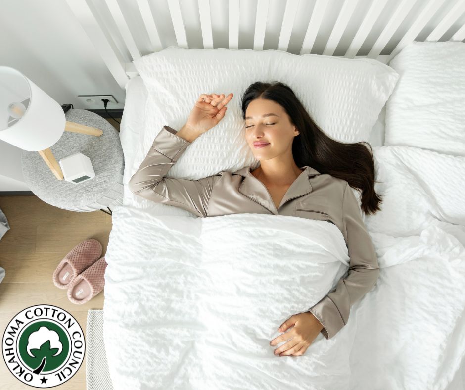 Good sleep is the foundation for achieving all your goals, and cotton bedding is here to help you rest easy. 🌱🛌

With its soft, breathable fibers, cotton naturally regulates temperature, keeping you cool in the summer and (especially important this time of year) warm in the ...