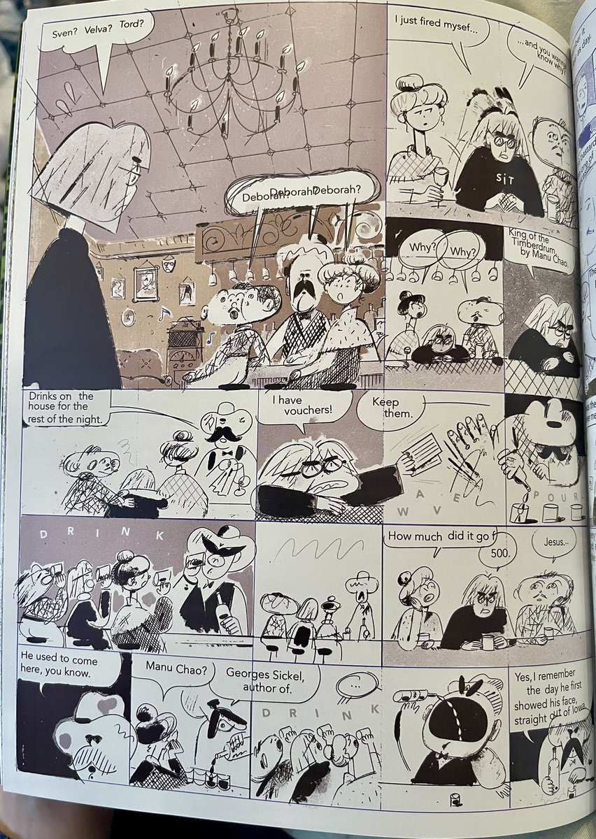 the comic anthology Alive Outside edited by Cullen Beckhorn and Marc Bell is terrific with mind blowing comic art. I got a copy online from <a href="/50WattsDotCom/">50 Watts</a> and have seen it on other websites as well. Highly recommend ✨📚🔥