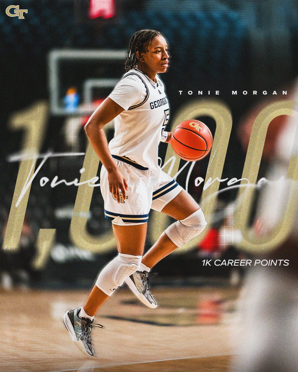 Georgia Tech Women's Basketball (@gtwbb) on Twitter photo And with that, Tonie Morgan reaches 1,000 career points!
<a href="/t2live5_/">Tonie Morgan</a> 
#StingEm And with that, Tonie Morgan reaches 1,000 career points!
<a href="/t2live5_/">Tonie Morgan</a> 
#StingEm