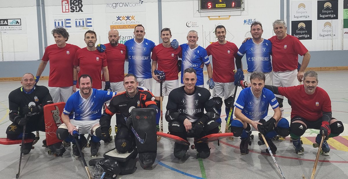 Toni Ventura (@toniventu5) on Twitter photo Per fer baixar els torrons, torna la #oldleague, Màster 50 veterans <a href="/uelagarriga/">U.E. La Garriga</a> 5 - <a href="/HCSENTMENAT_/">HCSENTMENAT</a> 1. Gran partit dels nostres porters <a href="/Ferranrg/">Ferran Rodriguez</a> i Lluis Carbó.
I hem guanyat també al sopar, on no han gaudit de la brasa per recuperar la cansalada suada a pista...jajaja Per fer baixar els torrons, torna la #oldleague, Màster 50 veterans <a href="/uelagarriga/">U.E. La Garriga</a> 5 - <a href="/HCSENTMENAT_/">HCSENTMENAT</a> 1. Gran partit dels nostres porters <a href="/Ferranrg/">Ferran Rodriguez</a> i Lluis Carbó.
I hem guanyat també al sopar, on no han gaudit de la brasa per recuperar la cansalada suada a pista...jajaja