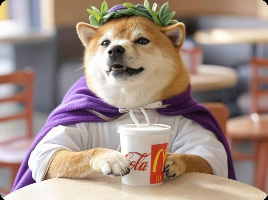 <a href="/cb_doge/">DogeDesigner</a> Now mc Donald 🍟🧆🫔🥪🌮
$DOGIUS #MAXIMUS #MEMECOIN