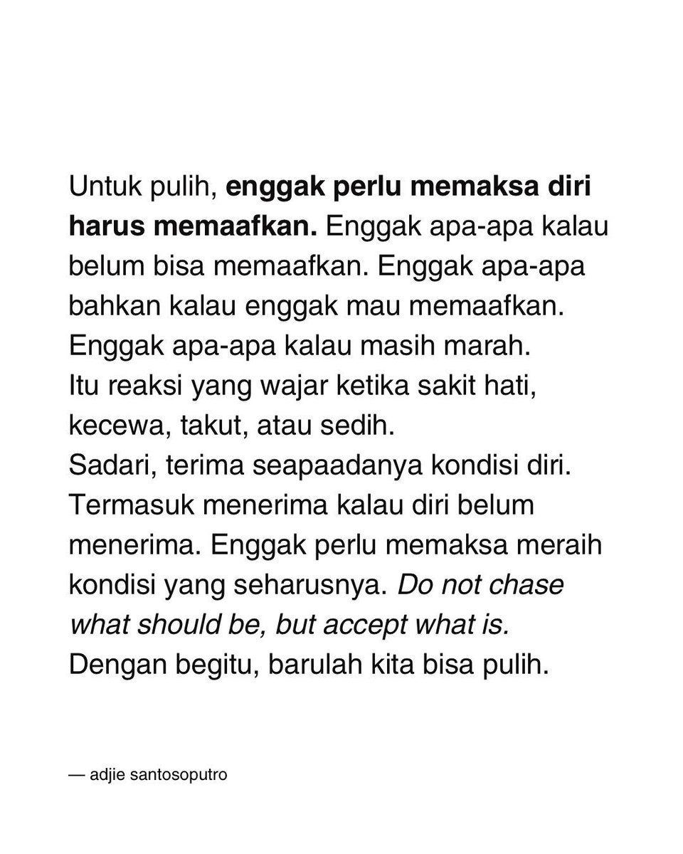 Apakah untuk pulih harus memaafkan? Ini jawabannya.