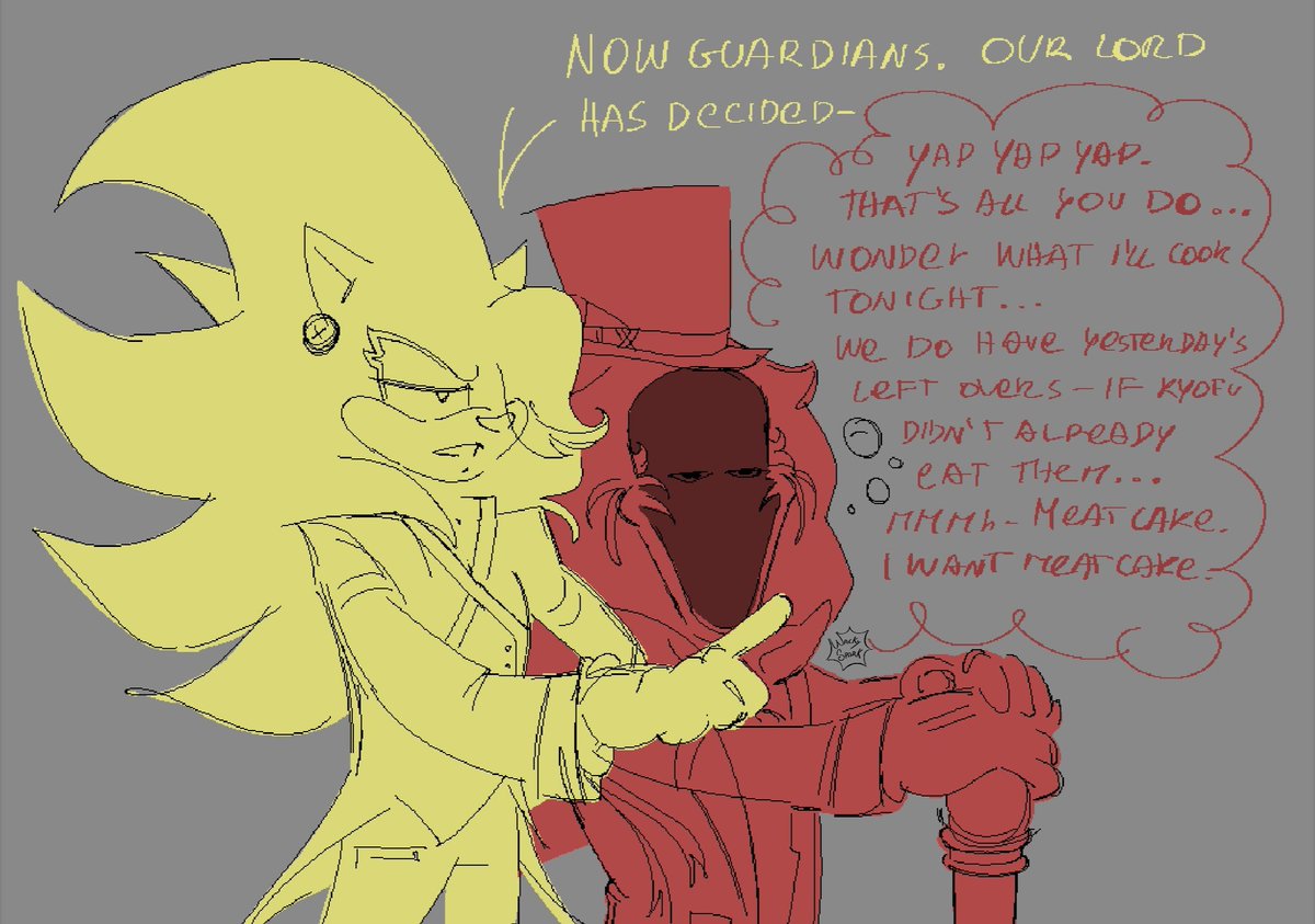 wackyspark's tweet photo. HEADCANON: yokubo, being the guardian of desire, will take anything he wants when he wants it no matter what, this includes from the other guardians too; when it comes to clothes, gekido's clothes fit him best sooo
#BrianGriffinPlush #sonicexe #execommunity #lordxguardians #LordX https://t.co/1QawvT5oQE