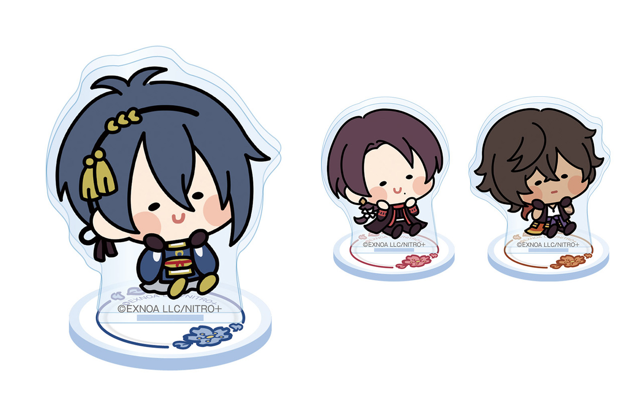 刀剣乱舞 ONLINE　んうまほっぺ ステッカー 　とうらぶ　ファミリーマート 刀剣乱舞の新作グッズ「んまほっぺ」ステッカー/アクスタが
