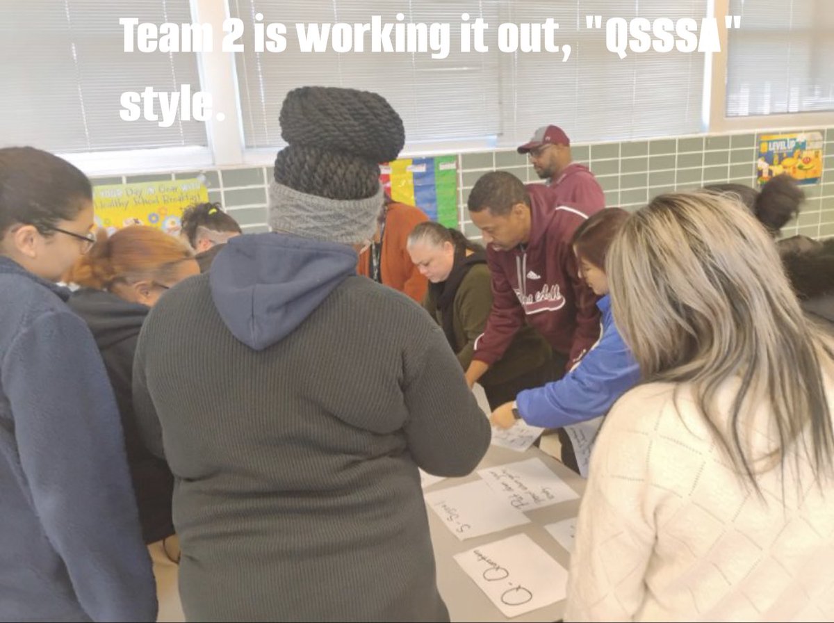 MatriceHenry's tweet photo. Garden Villas teachers are working hard and having fun competing in a game using the QSSSA strategy(Assessing learning)on our first day back after the break. It was wonderful to see everyone’s competitive spirit! Go Eagles! 🦅💛💙 https://t.co/yHhGkCMZaR