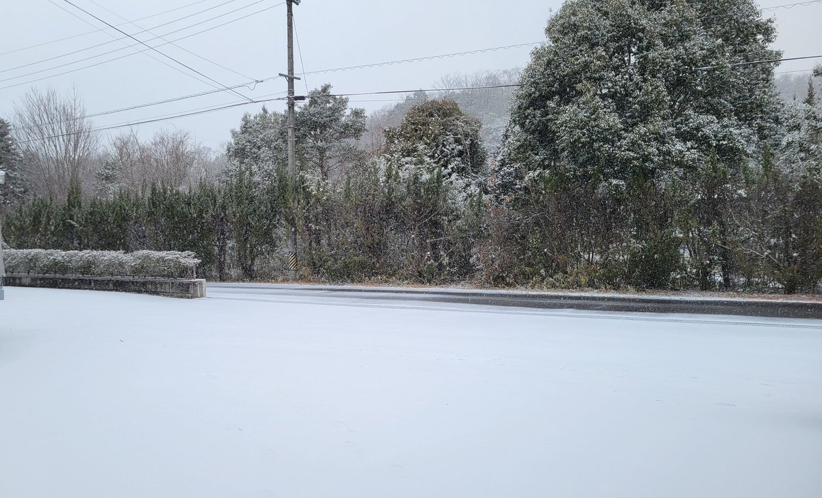 kkkoudaiddd's tweet photo. 雪⛄️
事故渋滞凄くて危うく遅刻しそうになりました😅꜆꜄꜆
皆様もお気を付けて✋ https://t.co/4A6PMQ5dUC