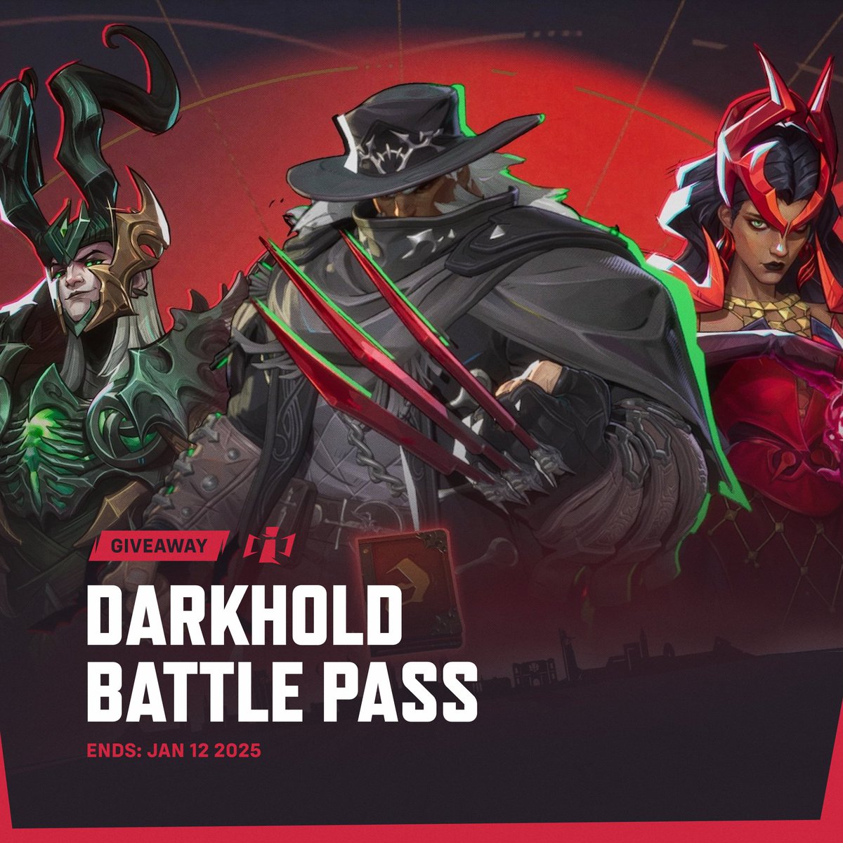 Marvel Rivals Intel (@rivalsintel) on Twitter photo 🩸 Battle Pass Giveaway 🩸
Get the #MarvelRivals Darkhold Battle Pass, featuring 10 New Skins and Extra Cosmetics!
👤 Follow <a href="/RivalsIntel/">Marvel Rivals Intel</a>
🔁 Like + Retweet this post
💬 Reply with your favorite skin
📕 Ends on January 12! 🩸 Battle Pass Giveaway 🩸
Get the #MarvelRivals Darkhold Battle Pass, featuring 10 New Skins and Extra Cosmetics!
👤 Follow <a href="/RivalsIntel/">Marvel Rivals Intel</a>
🔁 Like + Retweet this post
💬 Reply with your favorite skin
📕 Ends on January 12!