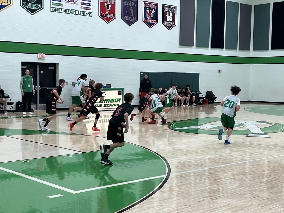 RaiderMiddle's tweet photo. Congratulations to our 7th and 8th grade boys basketball teams on their wins over Brookside. 🏀⛹️ https://t.co/L3XDQlVF2f