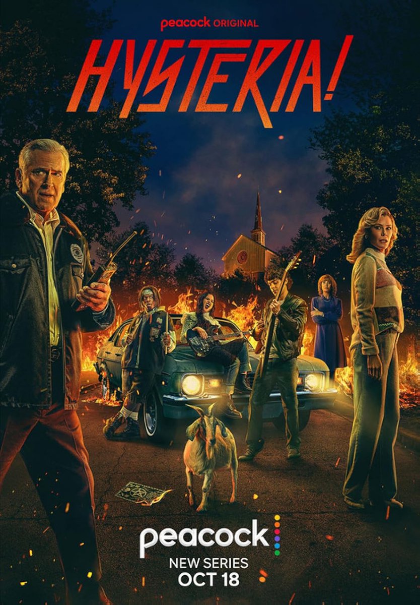 8.8/10

A struggling high school heavy metal band of outcasts who use the town's sudden interest in the occult to start a reputation as a Satanic metal band, until a strange series of events triggers a witch hunt that leads back to them.

Watch HYSTERIA! on Peacock!