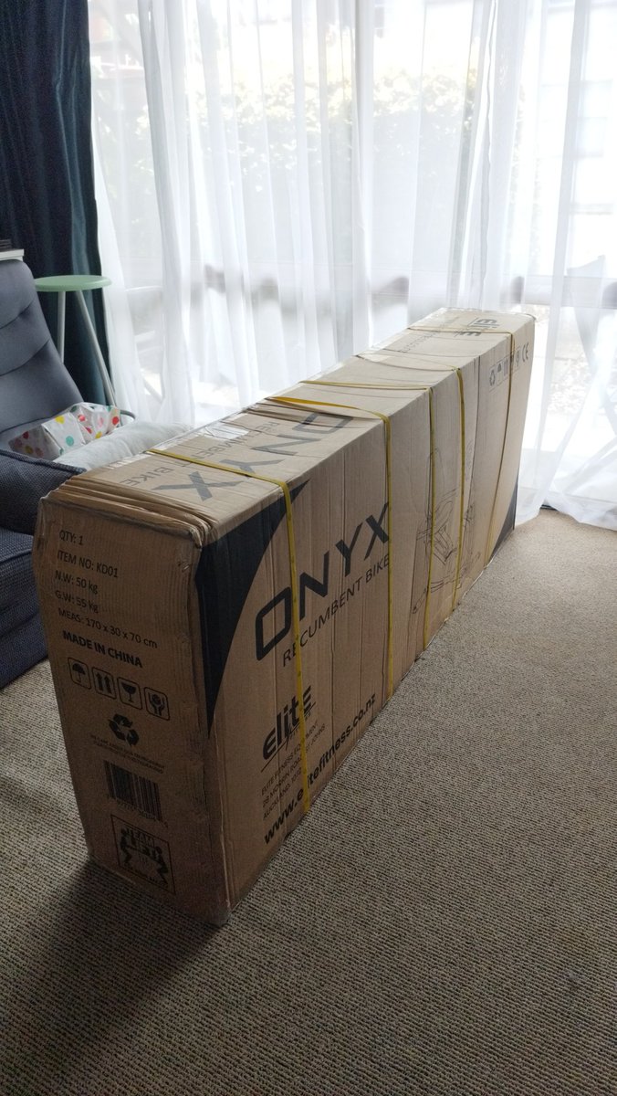 TheSlayerBaron's tweet photo. The bike arrived :D
I can't wait to use it, plus stream it at some point too, big things happening this year :3
#Exercise #NewYearResolutions #Streamer https://t.co/m3aE7fUr7o