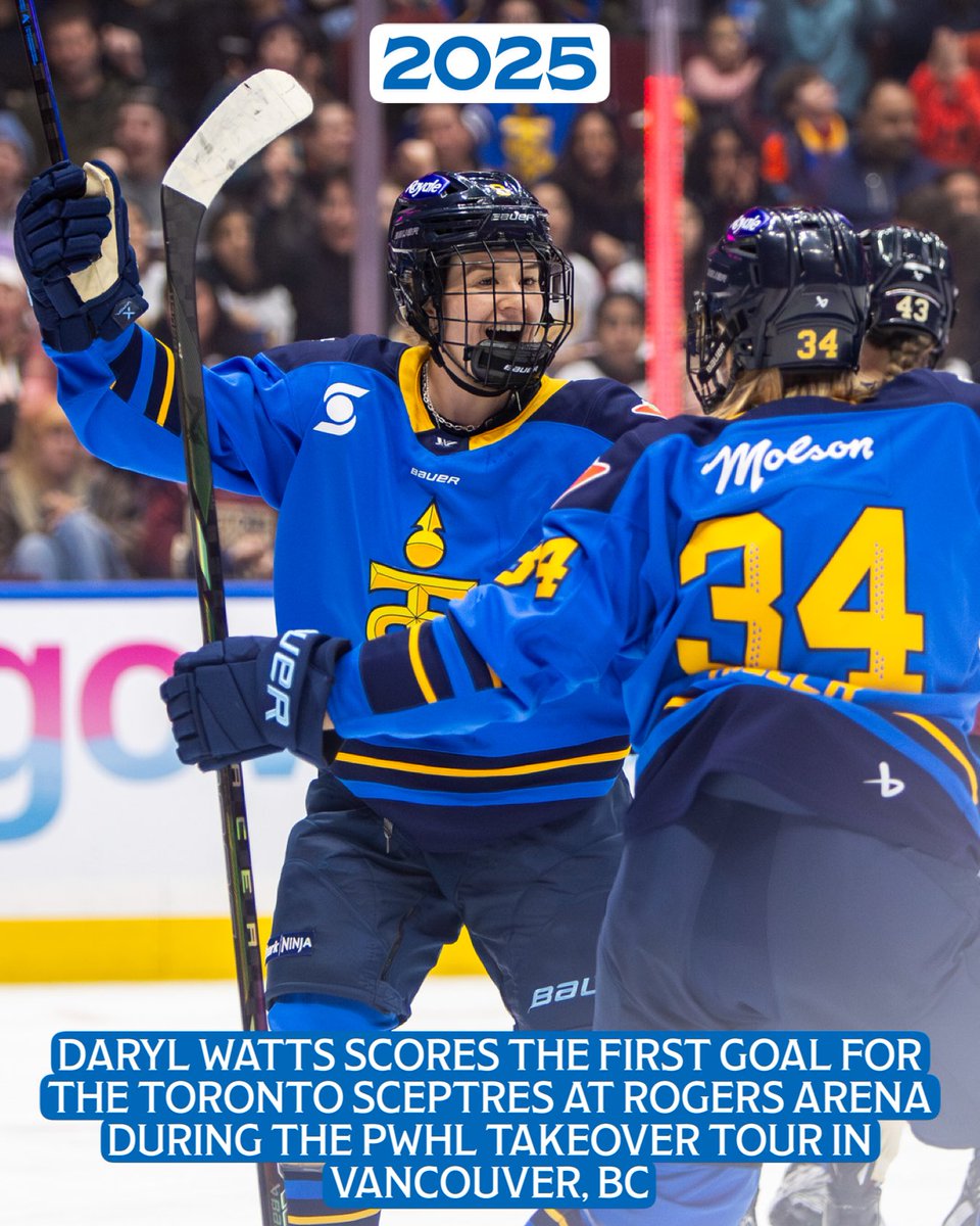 This is what it’s all about 🥹

Daryl Watts scores for her hometown team in the same rink she watched her idols play 15 years ago!