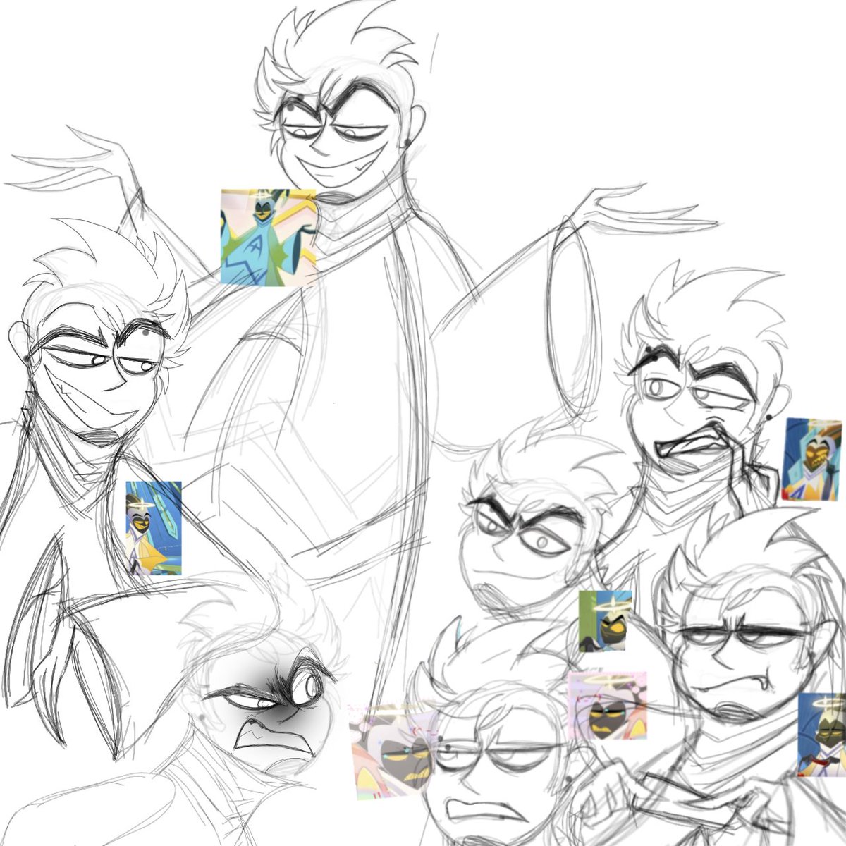 Bruhhih8mylifeu's tweet photo. I forgot I did this- 

Maybe I should resketch-

..my favorite is still his grumpy rib face

#HazbinHotel 
#hazbinhoteladam
#Adam
#hazbin 
#AdamHazbinHotel 
#hazbinhotelseason1
#Dickmaster https://t.co/UCYDB0PQU4