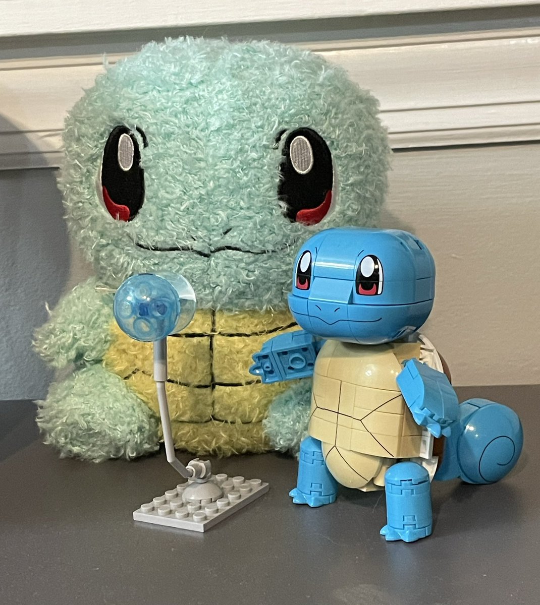 L1VGR's tweet photo. Calling all Squirtle fans!! This 199 piece Mega Blok set creates a possible Pokemon figure that looks great anywhere you display it. https://t.co/OkJhJQycgT