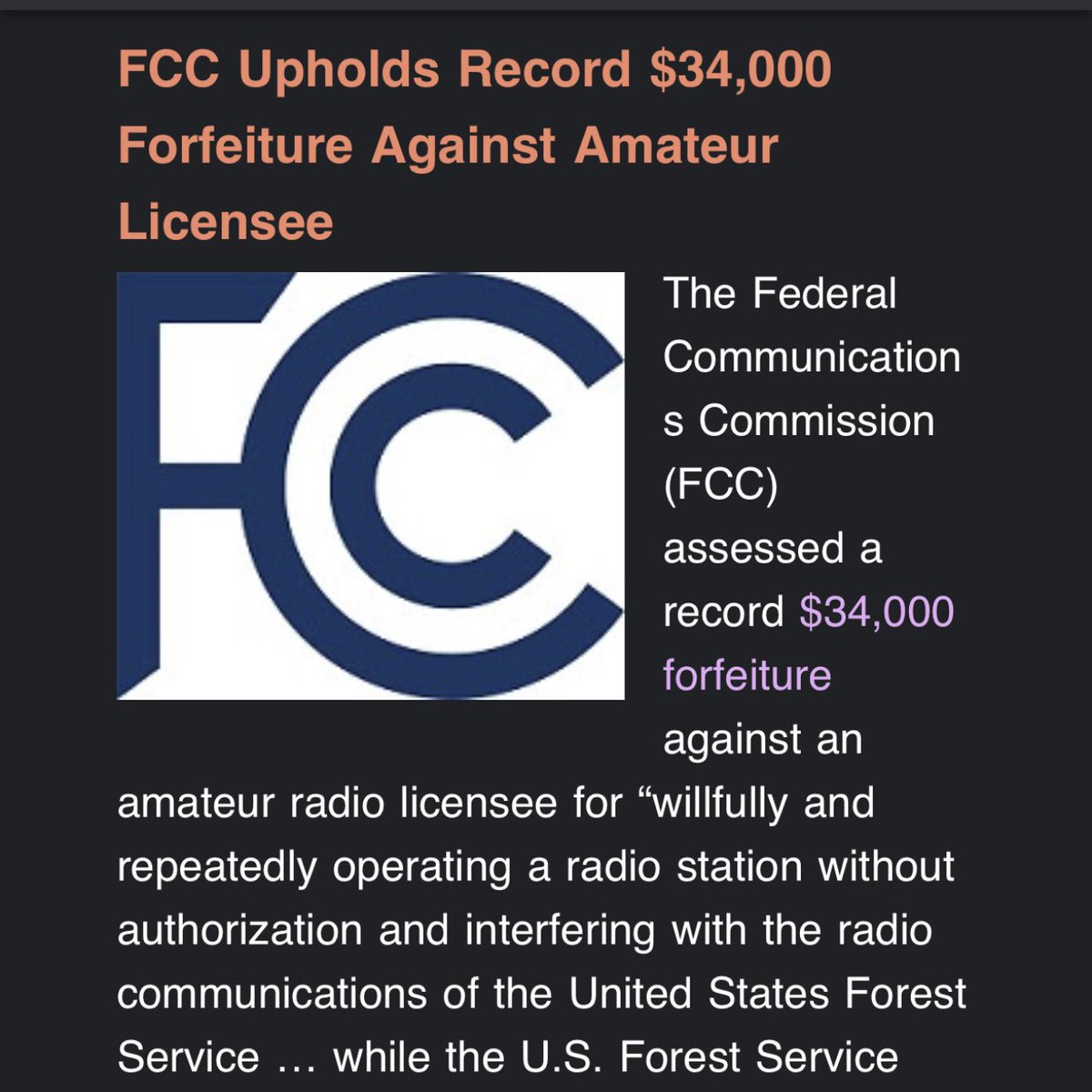 k3jrz's tweet image. WHAT UP “COMM TECH”??? Nice work! 🤣#fcc #commtech #elkriver #daho 

radioworld.com/news-and-busin…