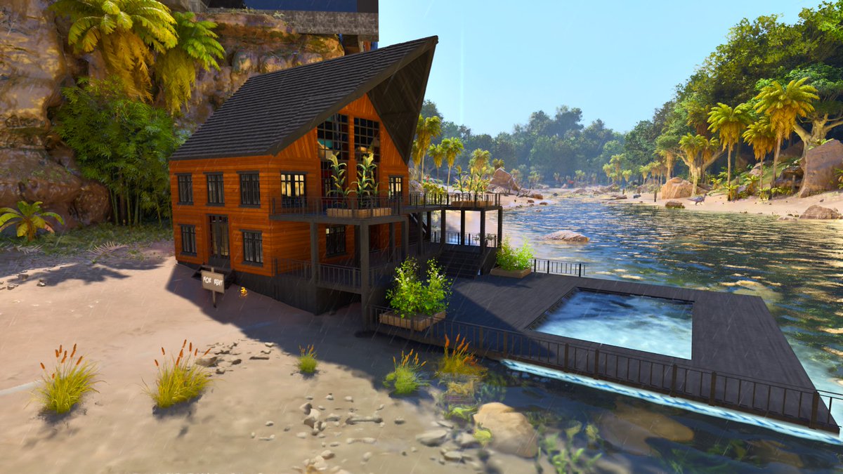 Jjones9366_'s tweet photo. I have been busy lately and haven't been playing on my server. I decided to go over tonight to tame some event dinos. These folks have been busy around here👀 Me acting like a tourist📸 #ARKSurvivalAscended #playARK #arkbuilds https://t.co/KbtGr5BENB
