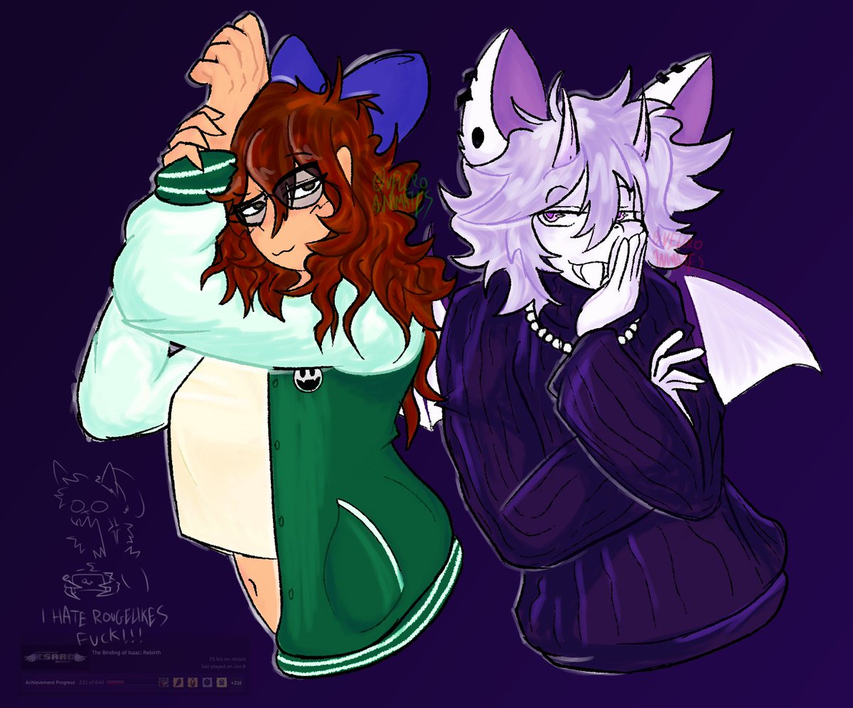 velcro_animates's tweet image. shading practice [both characters owned by friends btw NOT ME!!!]