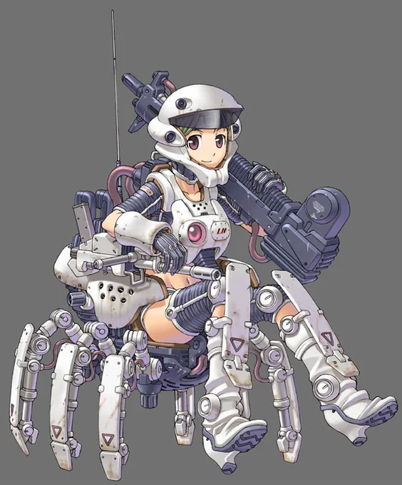   自分のゾイド少女は着るパターンじゃなく乗るパターンのやつが時々あります メカ部分とキャラの比率おなじくらいにするのが絵のバランスとして好きですね 