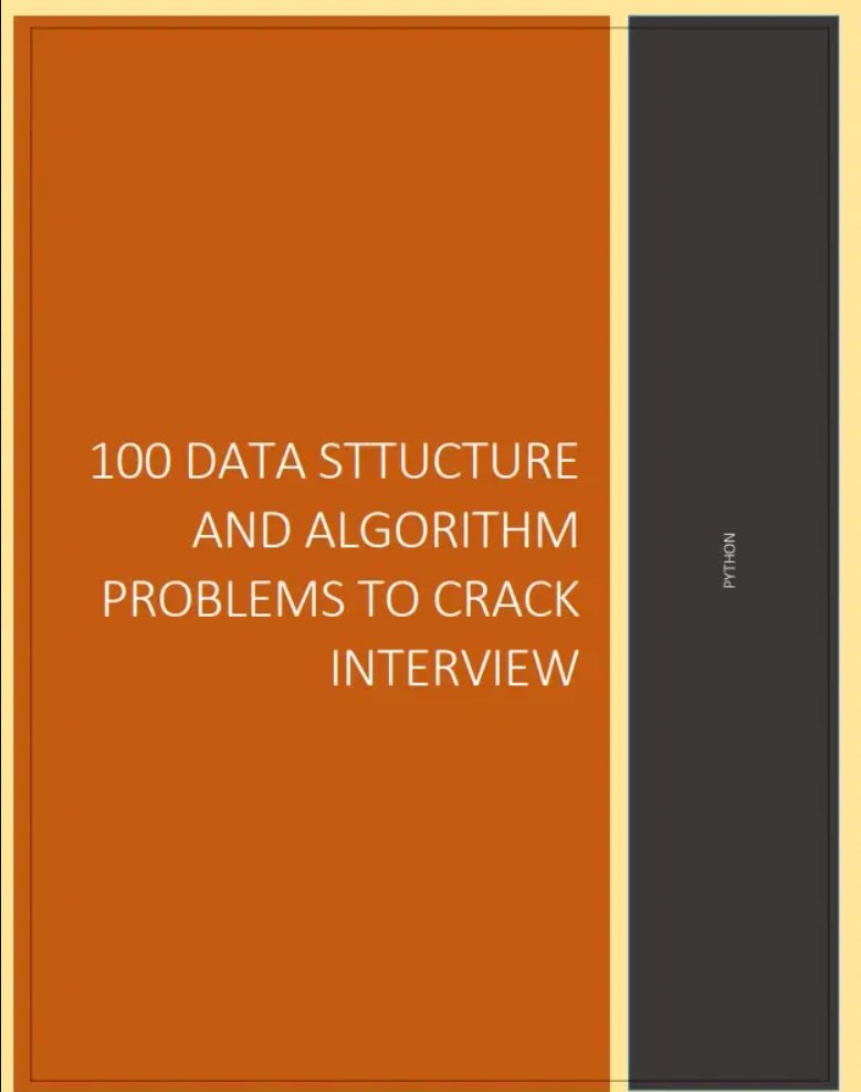 clcoding's tweet image. 100 DATA STTUCTURE AND ALGORITHM PROBLEMS TO CRACK INTERVIEW in PYTHON 

clcoding.com/2025/01/100-da…