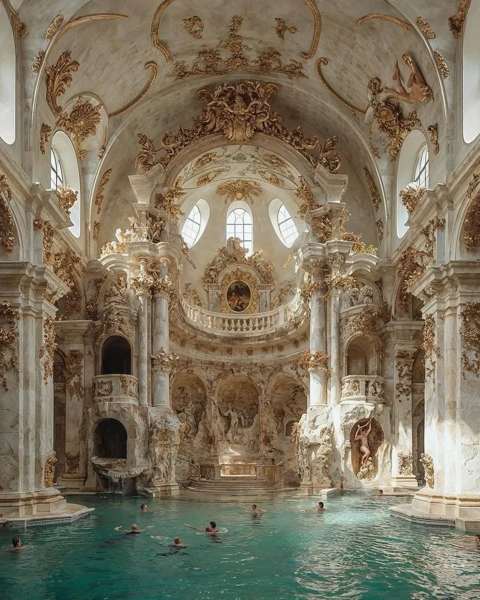 INTERIORBYHUT's tweet photo. Thermal baths by Tomislav Marcijus 🏊 https://t.co/5wY7vTzXMu