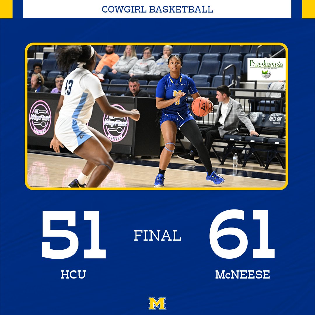 Cowgirls hold on to defeat HCU for second straight SLC win