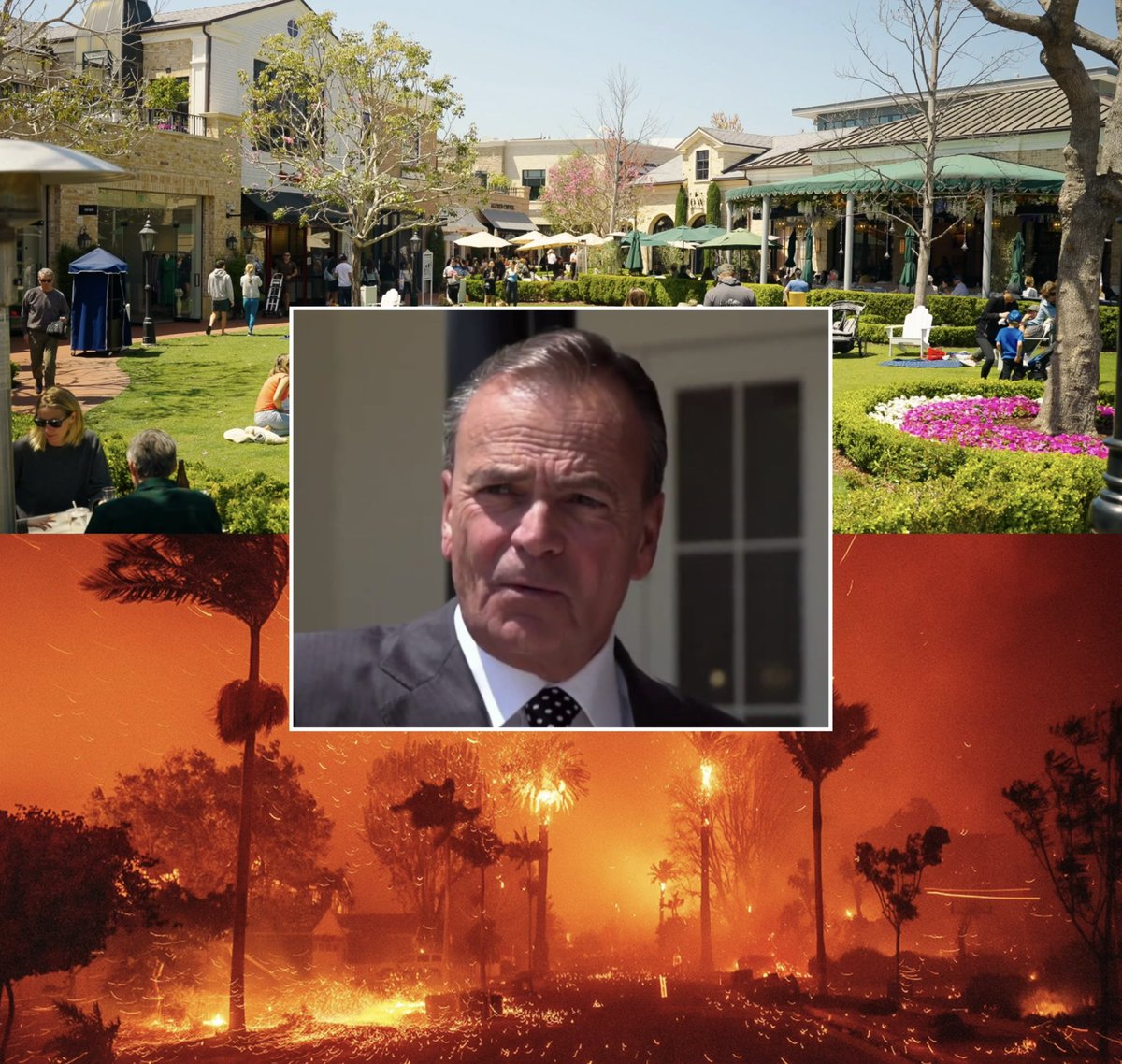 While firefighters were running out of water…

Rick Caruso, the real estate developer and former L.A. mayoral candidate, hired private firefighters to save his upscale shopping center in Pacific Palisades on Tuesday night.

The question is: did he use public water for this?