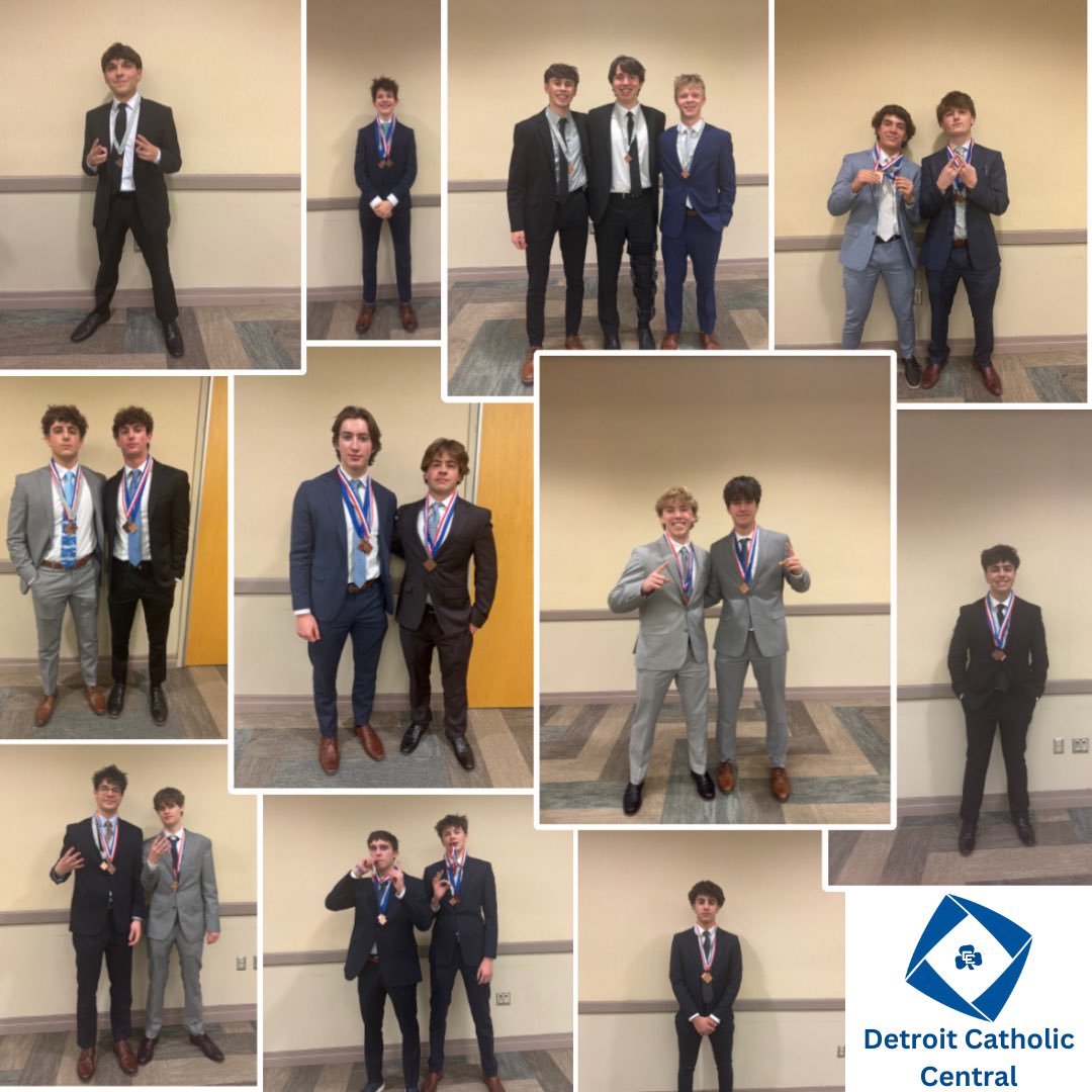 Your 2025 Catholic Central DECA District 4 finalist and test medal winners!