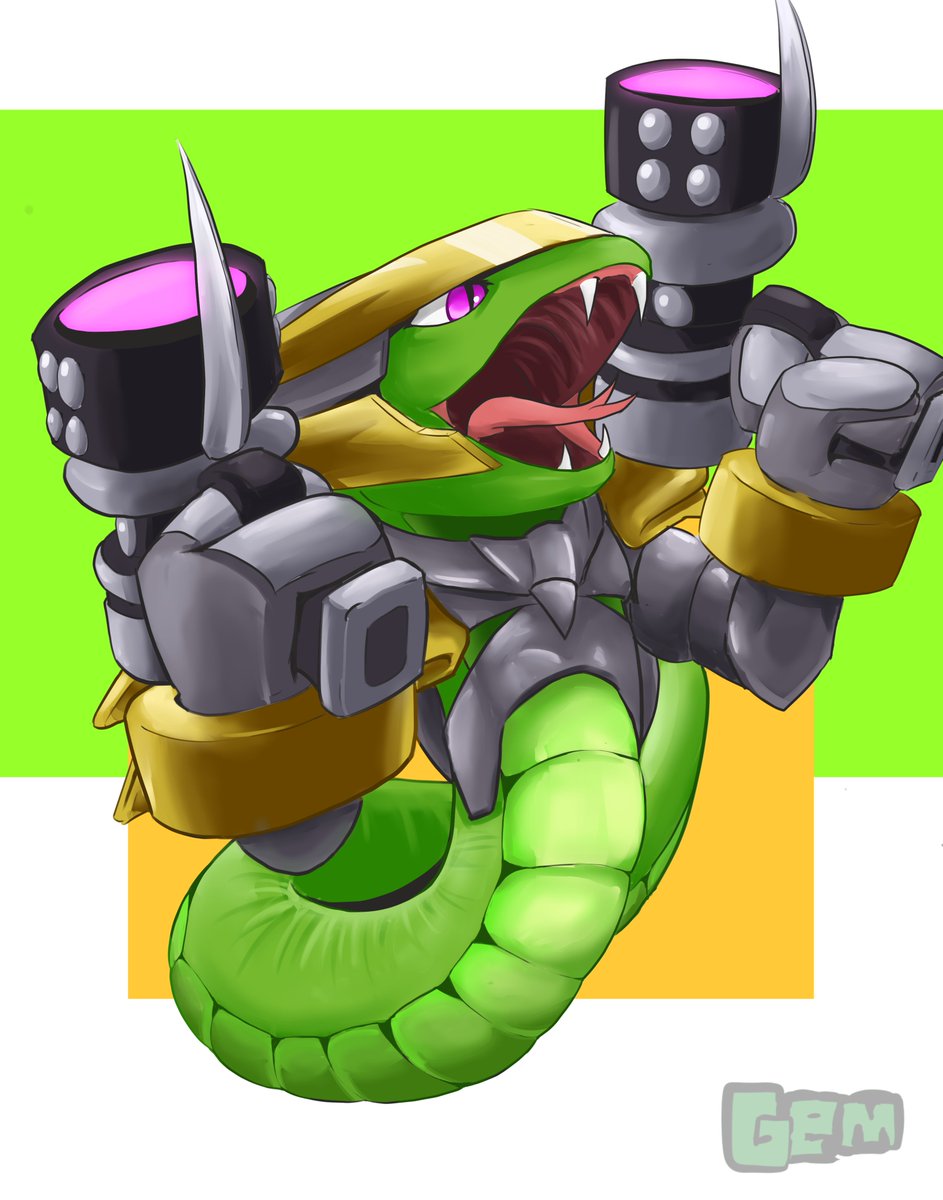 "TSCHYA HAHAHA! IT'S THE YEAR OF THE SNAKE! 

IT'S SERPENTINE'S TIME NOW!"

Did some art of Serpentine from <a href="/galaxytrail/">GalaxyTrail 🌀</a>'s Freedom Planet  for Snake Year

#Art #YearOfTheSnake #FreedomPlanet #Serpentine